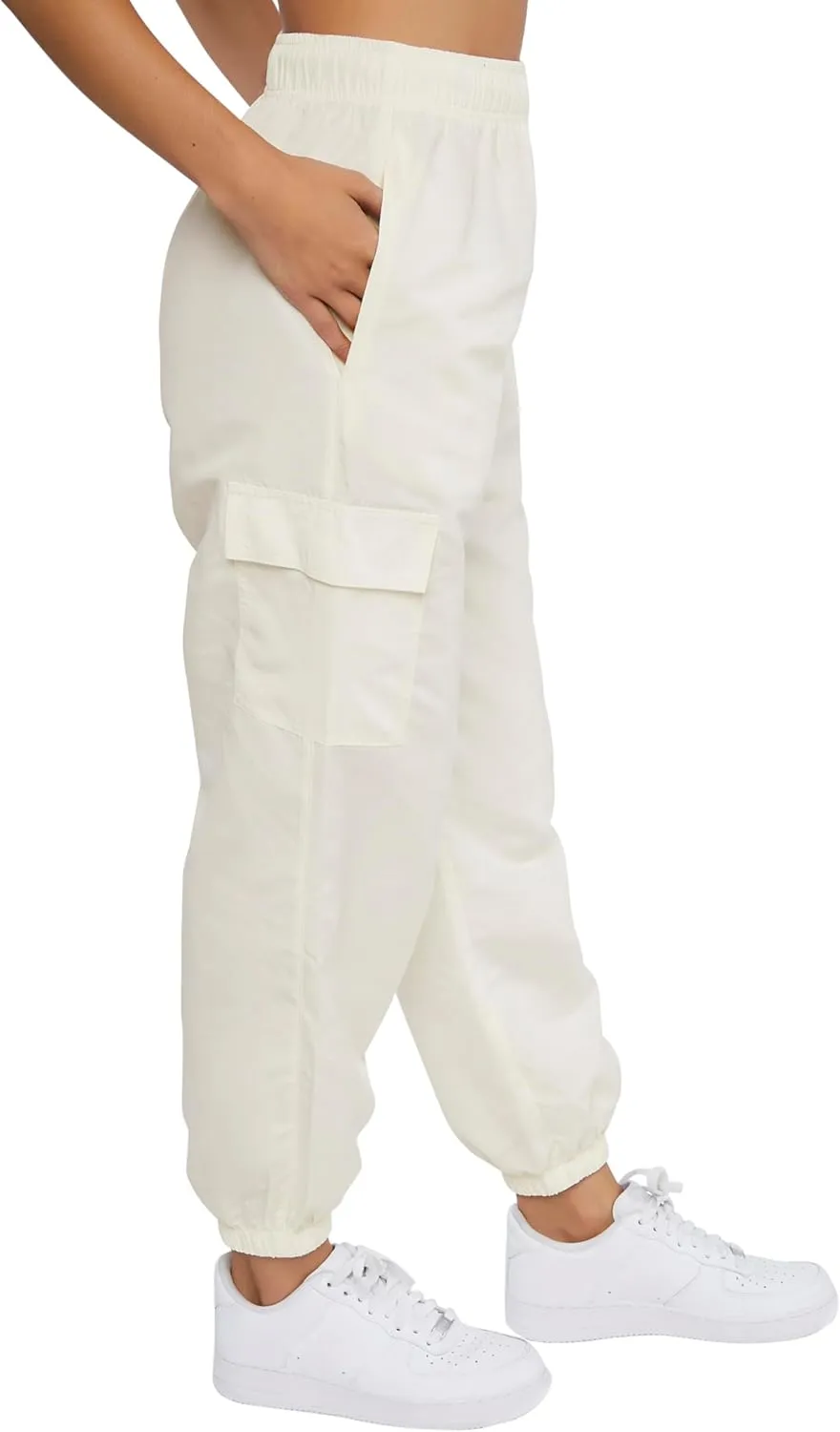 Forever 21 Women's High-Rise Cargo Joggers