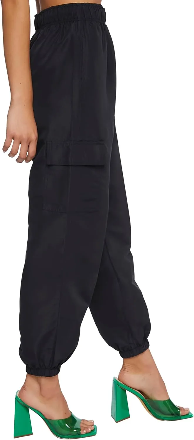 Forever 21 Women's High-Rise Cargo Joggers