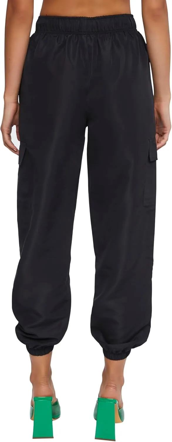 Forever 21 Women's High-Rise Cargo Joggers