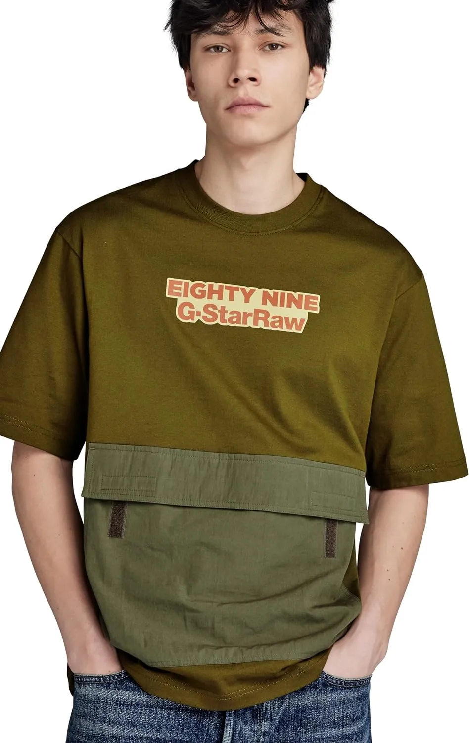 G-STAR Men's Boxy Oversized Short Sleeve T-Shirt