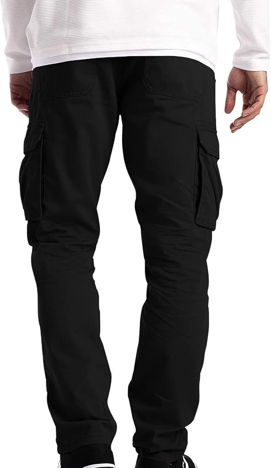 GIERIDUC Plaid Pants for Men's Slim Fit Dress Pants for Men Slim Fit Black Track Pants for Tall Guys Slim Fit Jogging Bottoms