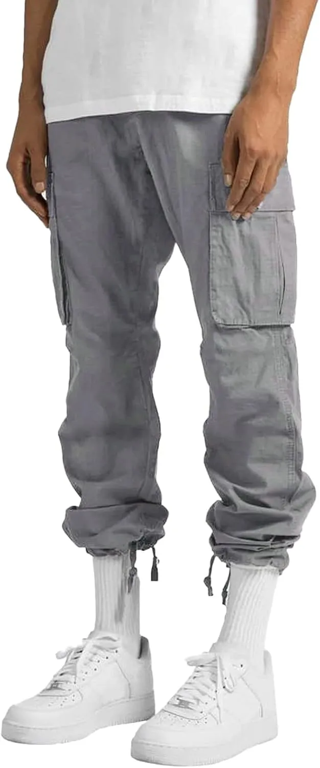 GIERIDUC Plaid Pants for Men's Slim Fit Dress Pants for Men Slim Fit Black Track Pants for Tall Guys Slim Fit Jogging Bottoms