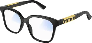 Gucci GG1192S 001 Black/Blue Light-Transparent Women's Eyeglasses/Sunglasses