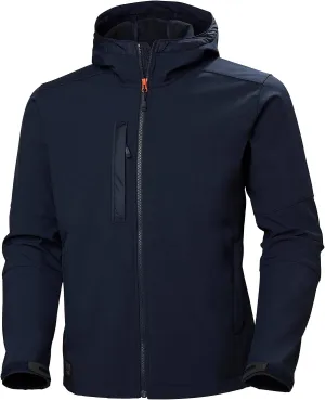 Helly-Hansen Kensington Hooded Softshell Jackets for Men with Durable Waterproof Membrane and Chest, Inside, and Hand Pockets