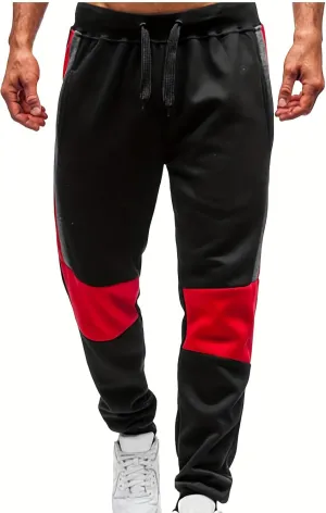 High Waisted 2024 Mens Sweatpant Fleece Lined Baggy Workout Athletic Joggers Pant Trendy Loose Baggy Lounge Bottoms