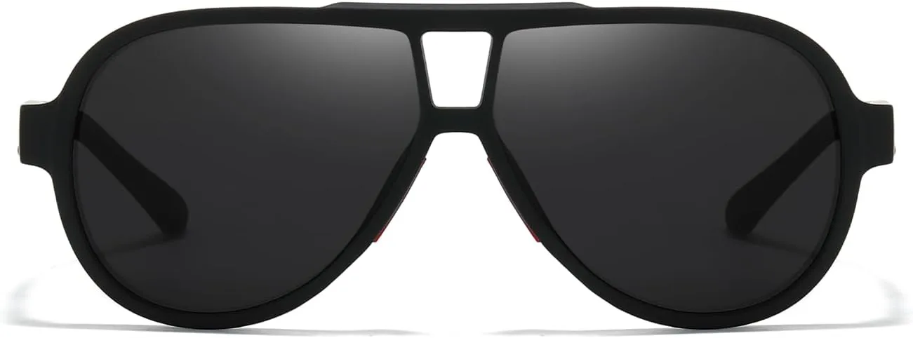 HIGLASS Classic Aviator Sunglasses for Men Polarized UV400 Protection Shades for Cycling, Running, Driving