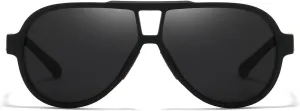 HIGLASS Classic Aviator Sunglasses for Men Polarized UV400 Protection Shades for Cycling, Running, Driving