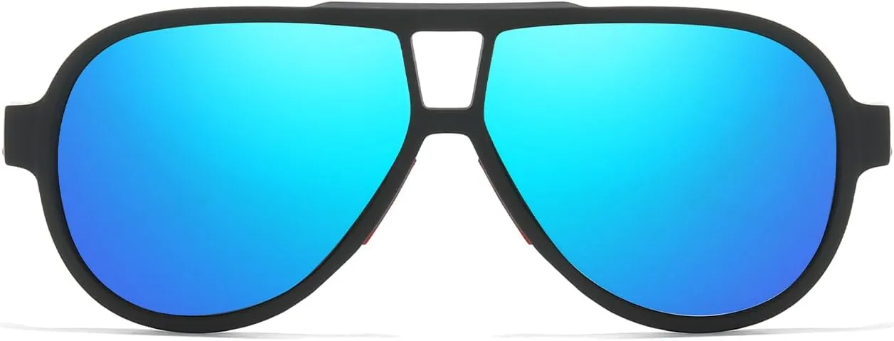 HIGLASS Classic Aviator Sunglasses for Men Polarized UV400 Protection Shades for Cycling, Running, Driving