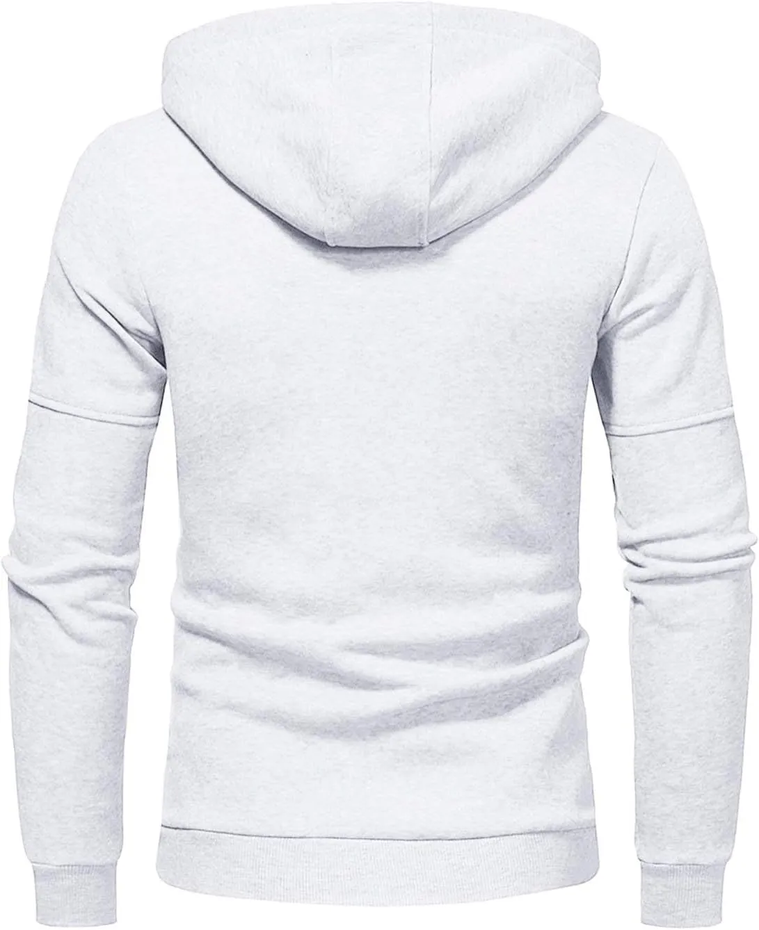 Hoodie Men, Men Hoodies Casual Hoodies for Men with Zip Pockets Full Zip Long Sleeve Sweatshirt Sports Y2k Hooded Jacket