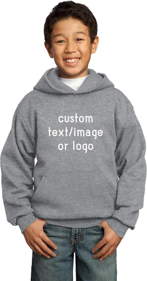 INK STITCH Youth Design Your Own Hooded Custom Hoodie Sweatshirts -26 Colors