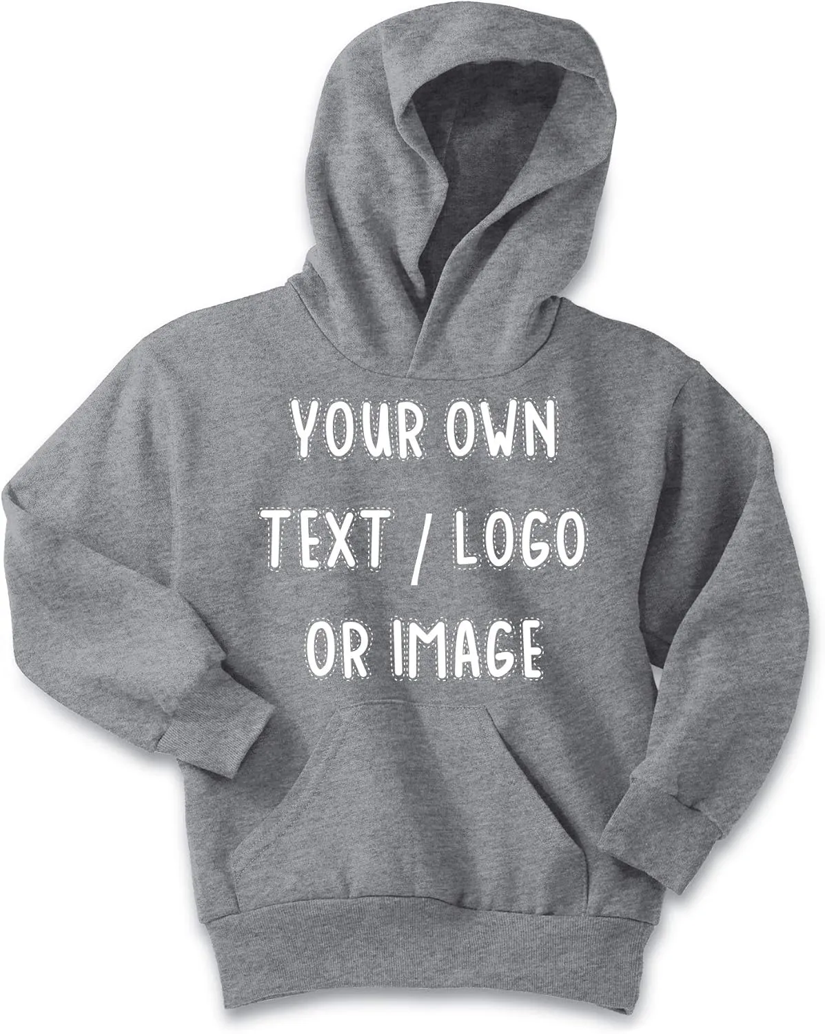 INK STITCH Youth Design Your Own Hooded Custom Hoodie Sweatshirts -26 Colors