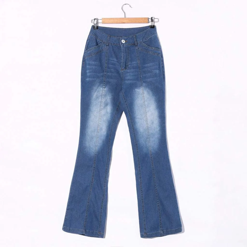 Jeans Women Lace Poket Waisted Pants Trousers Up Women’s Casual Women's Jeans Jeans for Women Jeans Women Junior