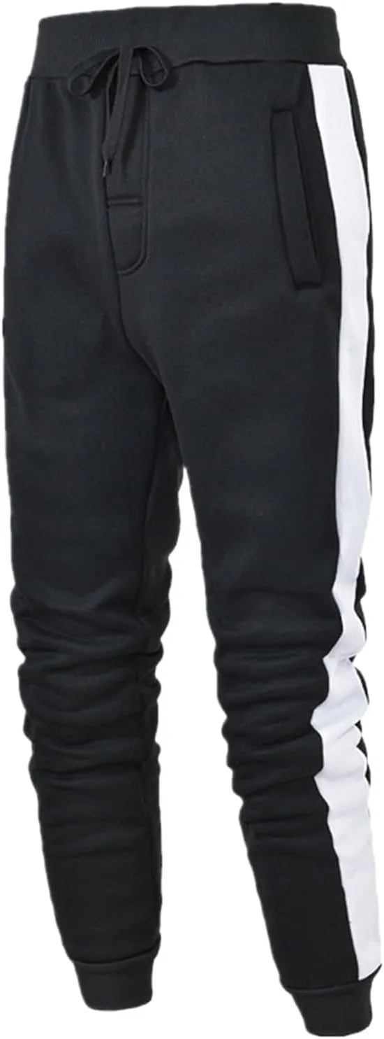 Joggers for Men Big and Tall, Mens Joggers Sweatpants Slim Fit Mens Athletic Jogger Pants with Pockets for Running Training