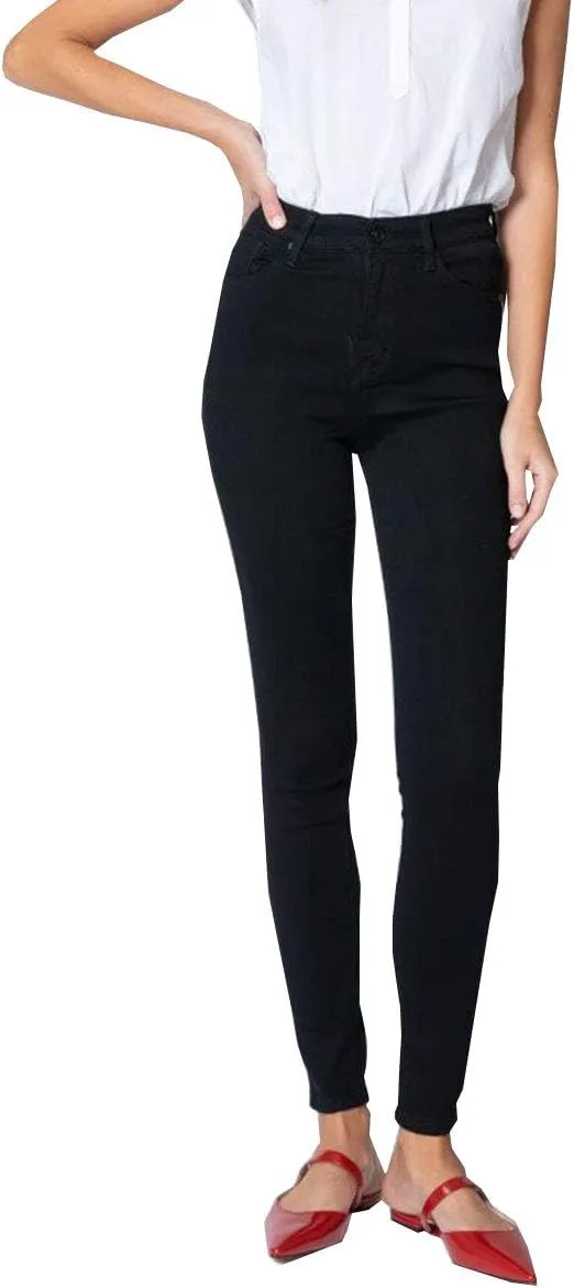Kan Can HIGH Rise Dark WASH Super Skinny Jeans KC5002D