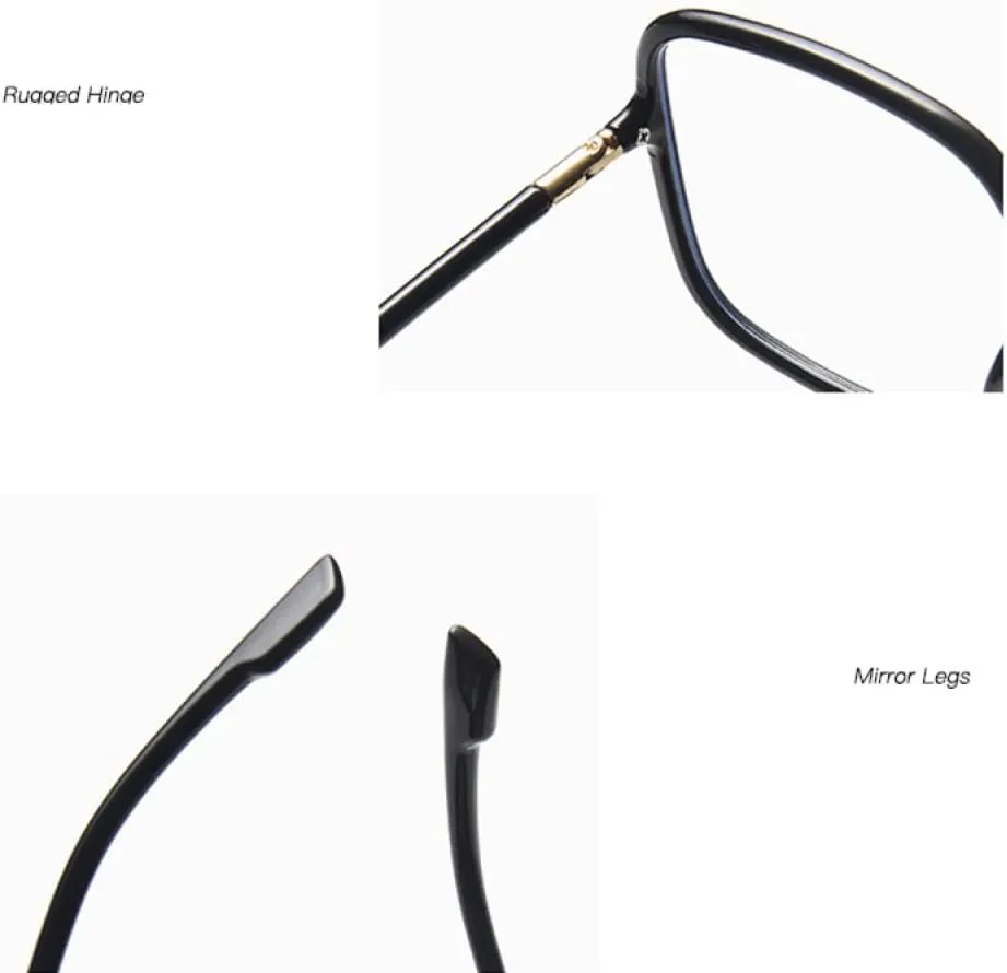 large frame transparent women sunglasses male lady sun glasses plain face