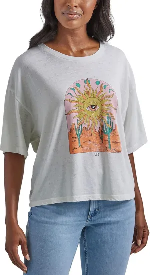 Lee Women's Boxy Crop Graphic T-Shirt