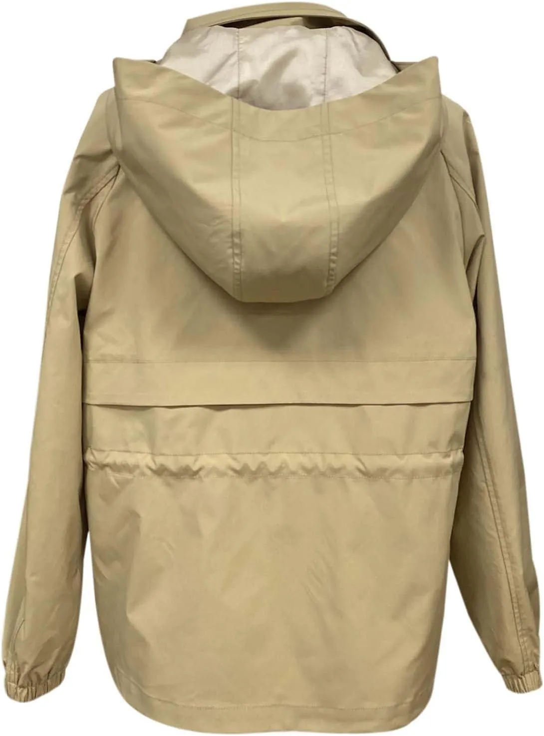 Lightweight Rain Jacket Women Raincoats Waterproof Windproof Adjustable Windbreaker Rain Coats Hooded with Pockets