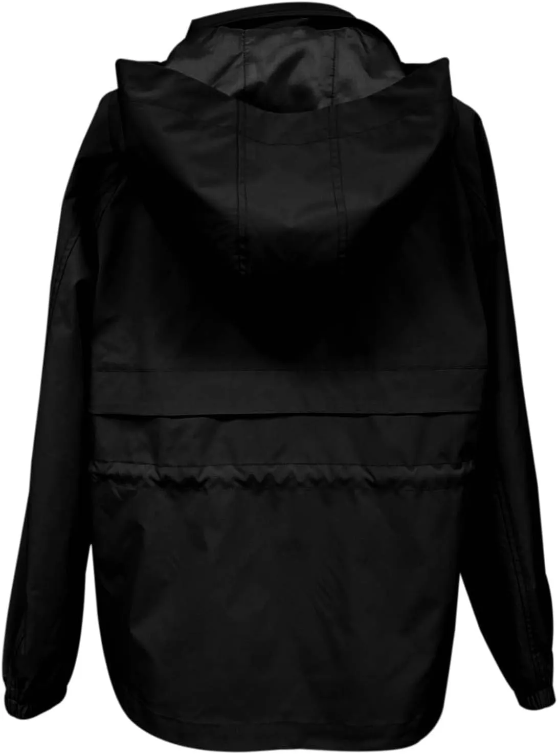 Lightweight Rain Jacket Women Raincoats Waterproof Windproof Adjustable Windbreaker Rain Coats Hooded with Pockets