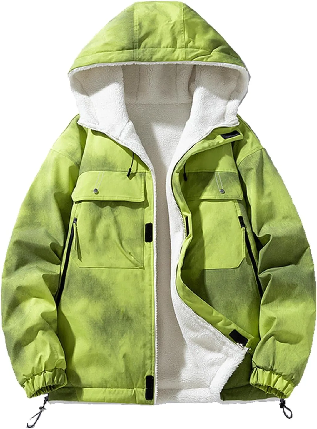Men Lightweight Down Puffer Jakcet, Classic Full Zip Parka Jacket Warm Insulated Jacket Thin Quilted Shirt Jacket Men