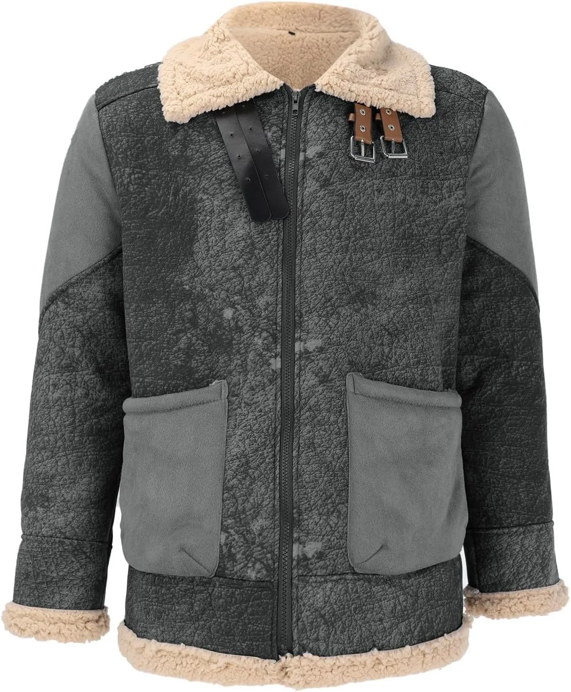 Mens 2023 Jackets Thickened Jackets Casual Stylish Outwear Zip Pockets Warm Coats Thickened Warmth Jackets
