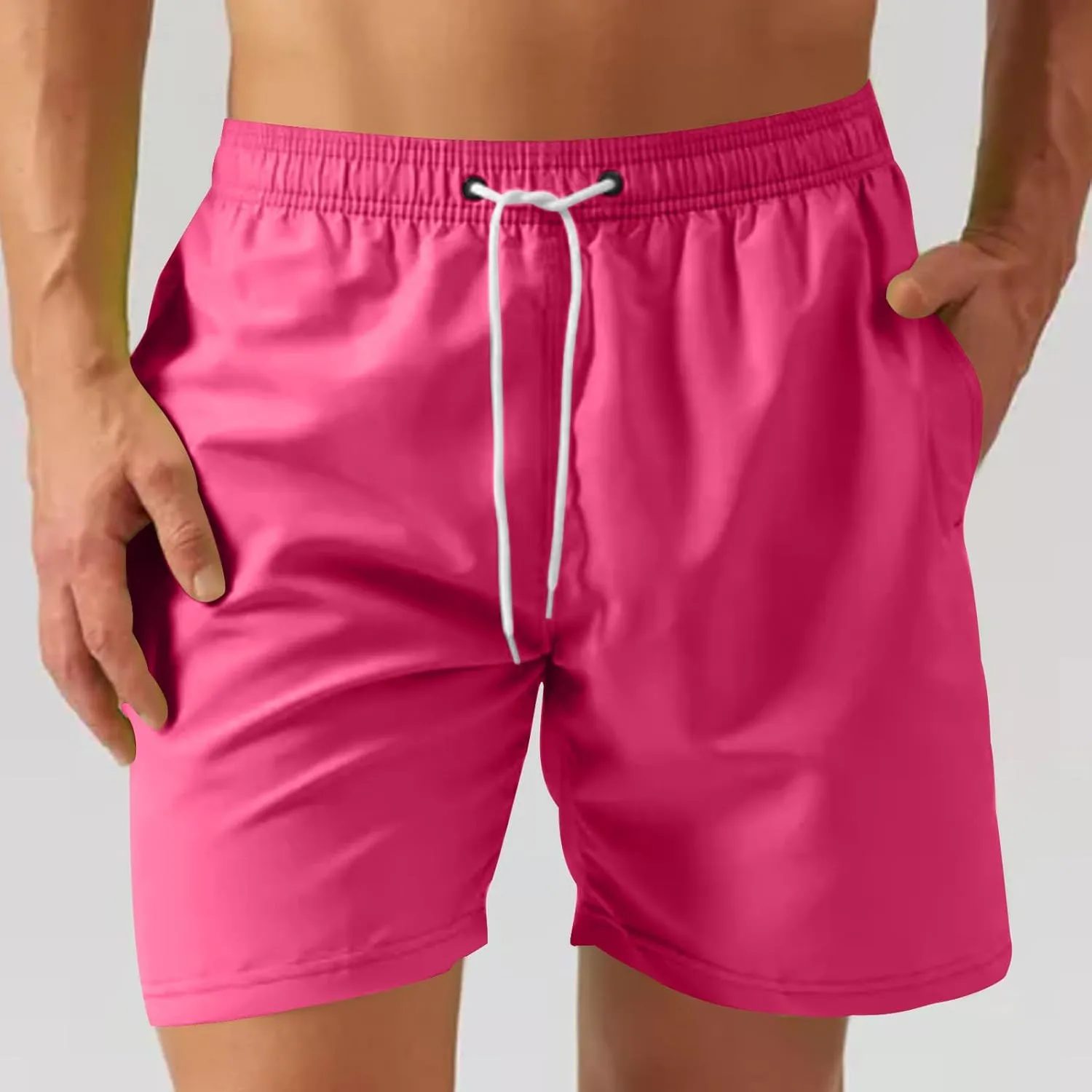 Mens Cozy Athletic Running Shorts Quick Dry Workout Shorts Lightweight Sports Gym Basketball Short Hiking Short Pants