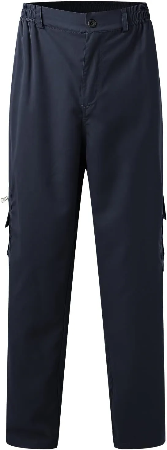 Men's Outdoor Cargo Pants Lightweight Relaxed Fit Tactical Pant Hiking Jogger Multi Pockets Fashion Trousers