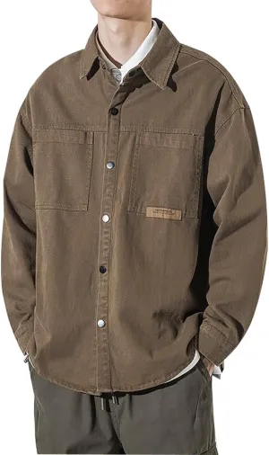 Mens Outdoor Hooded Jackets Leisure Workwear Jackets Zipper Lightweight Sport Tops Winter Business Work Fashion Coats