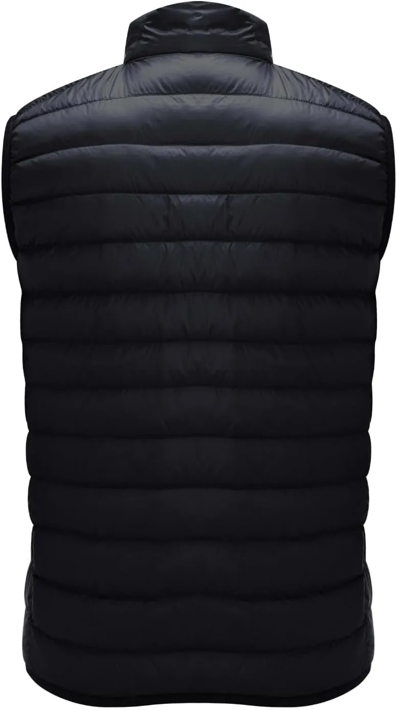 Men's Puffer Vest Windproof Winter Outdoor Zipper Sleeveless Warm Puffey Jacket Lightweight Packable Puffer Vest