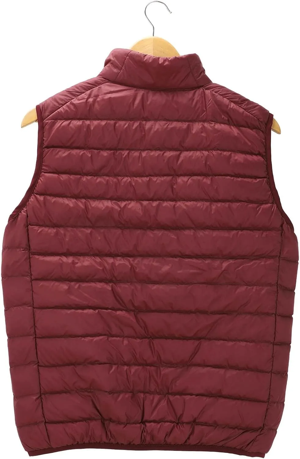 Men's Puffer Vest Windproof Winter Outdoor Zipper Sleeveless Warm Puffey Jacket Lightweight Packable Puffer Vest