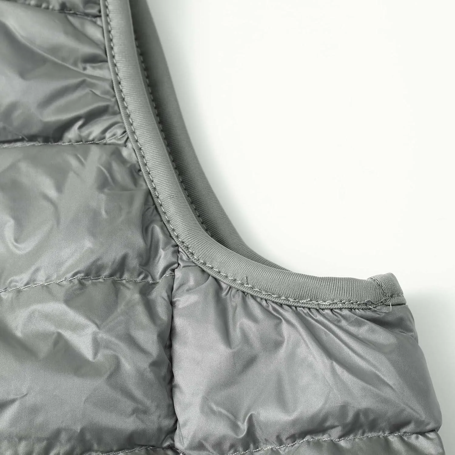 Men's Puffer Vest Windproof Winter Outdoor Zipper Sleeveless Warm Puffey Jacket Lightweight Packable Puffer Vest