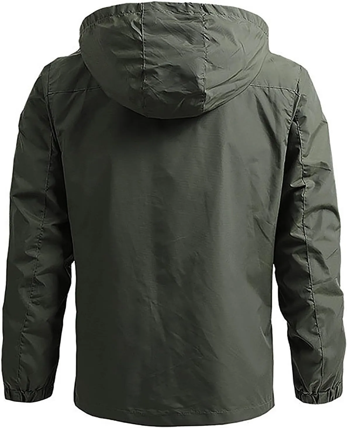 Mens Rain Coats Waterproof with Hood Rain Jacket Lightweight Rain Pullover for Hiking Golf Running