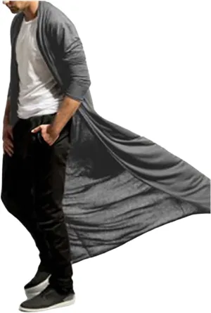 Mens Retro Faux Leather Trench Coat Vintage Long Coats Steampunk Gothic Jacket Overcoat Windbreaker Trench Coat