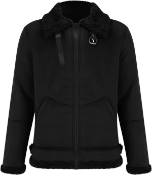 Mens Sherpa Jacket Fleece Lined Jacket Full Zip Winter Jackets Casual Military Bomber Jackets Fall Winter Warm Coats
