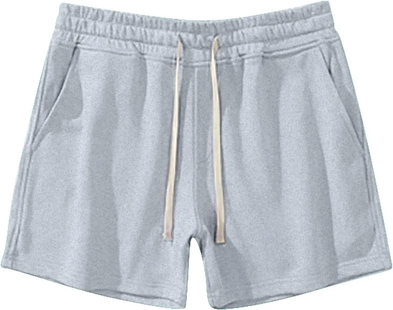 Mens Stretch Cotton Basic Athletic Running Shorts Quick Dry 5 Inches Gym Workout Shorts Training Sports Short Pants