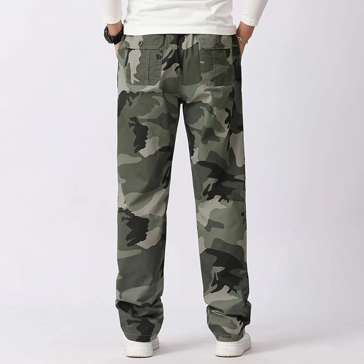 Mens Sweatpants with Pockets Big and Tall Jogger Sweatpants Motocross Dirt Bike Jogger Elastic Waist Pants Men's Camo
