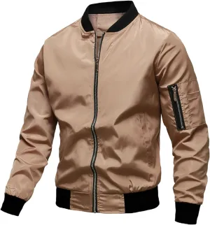 Men's Waterproof Rain Jacket Outdoor LightweightOutdoor Jacket with Pockets Rain Shell Coat for Hiking Golf Travel