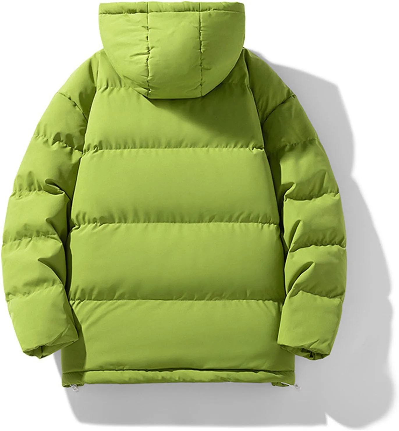 Muscularfit Padded Jacket Coats for Men Winter Waterproof Puffer Jacket Bubble Coats Padded Quilted Down Jacket with Pockets