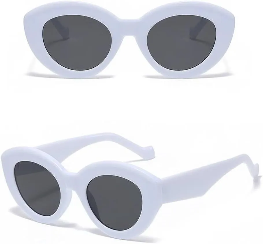 New 2025 Popular Cat Eye Sunglasses Women Fashion Colorful Cateye Retro Leopard Shades Sun glasses Female Trending Oval Eyewear UV400