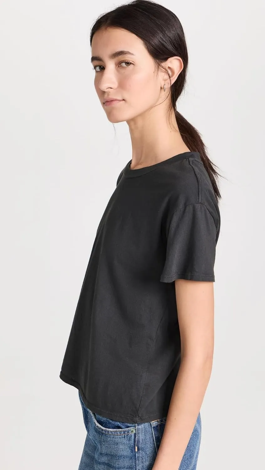 perfectwhitetee Women's Harley Cotton Boxy Crew Tee