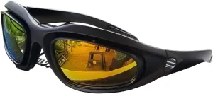 Polarized Sport Sunglasses – 4 Interchangeable Lenses – UV Protection – Anti-Glare – Durable – Adjustable Fit – Ideal for Running, Cycling, Skiing, Fishing and other Outdoor Activities