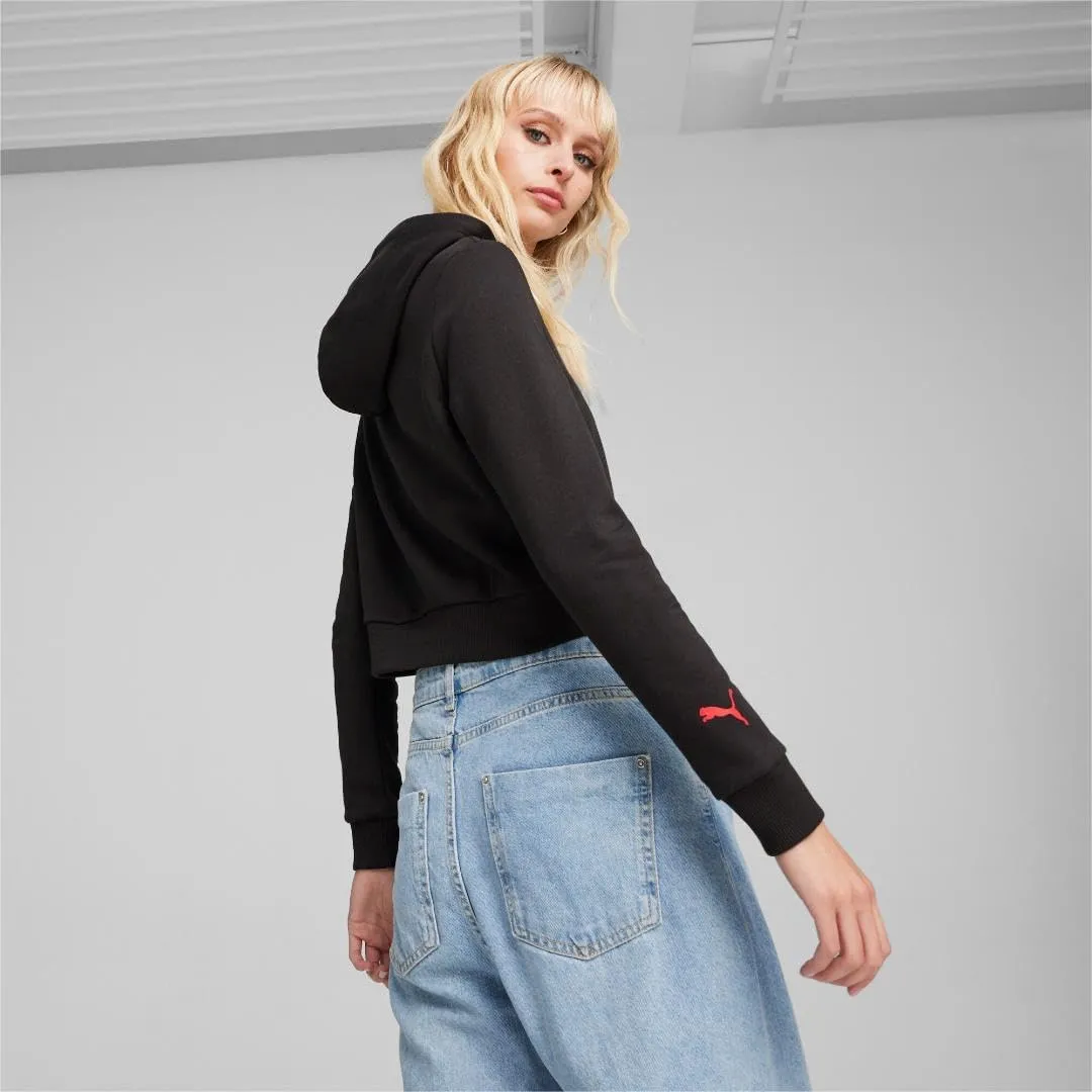PUMA Women's Formula 1 Essentials Cropped Hoodie