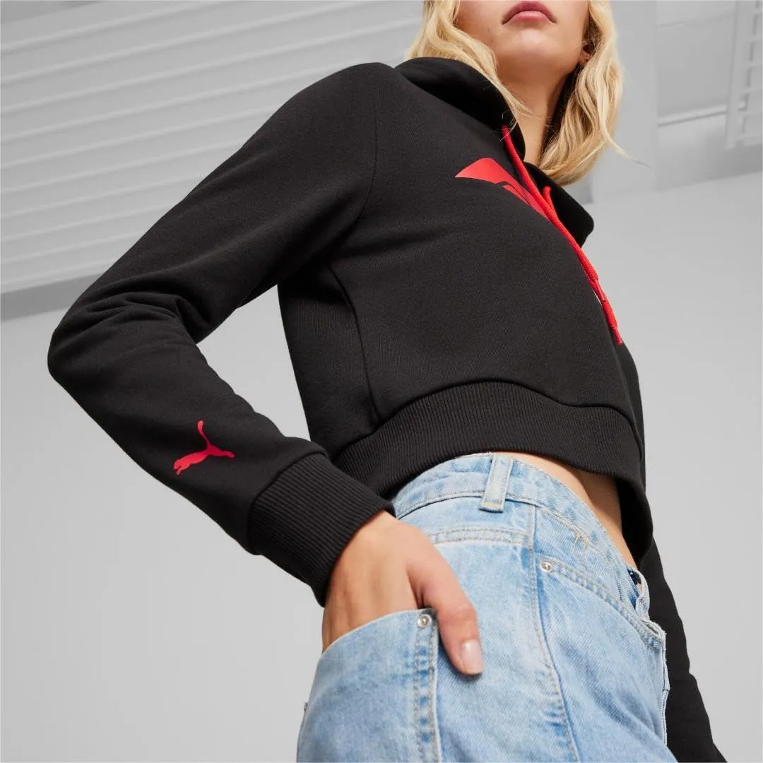 PUMA Women's Formula 1 Essentials Cropped Hoodie