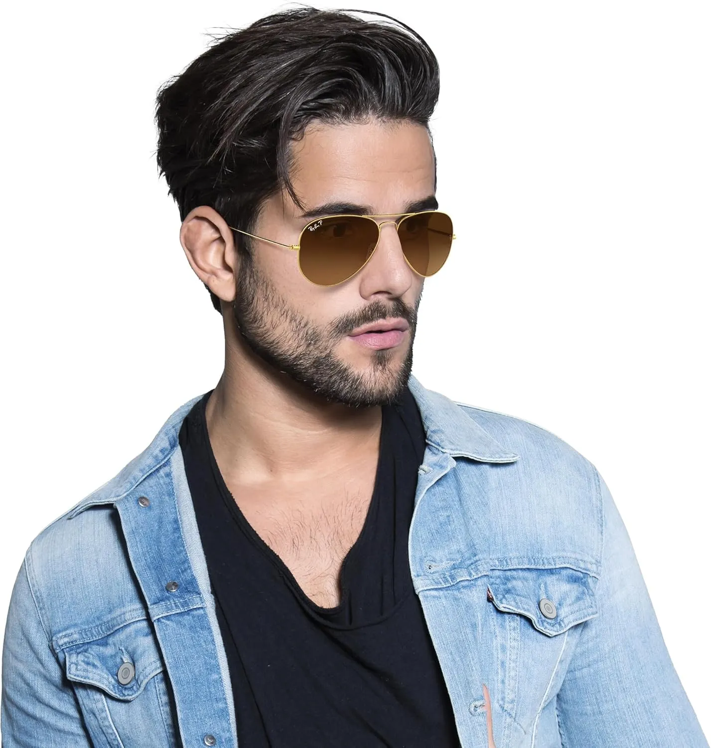 Ray-Ban RB3025 Classic Polarized Aviator Sunglasses