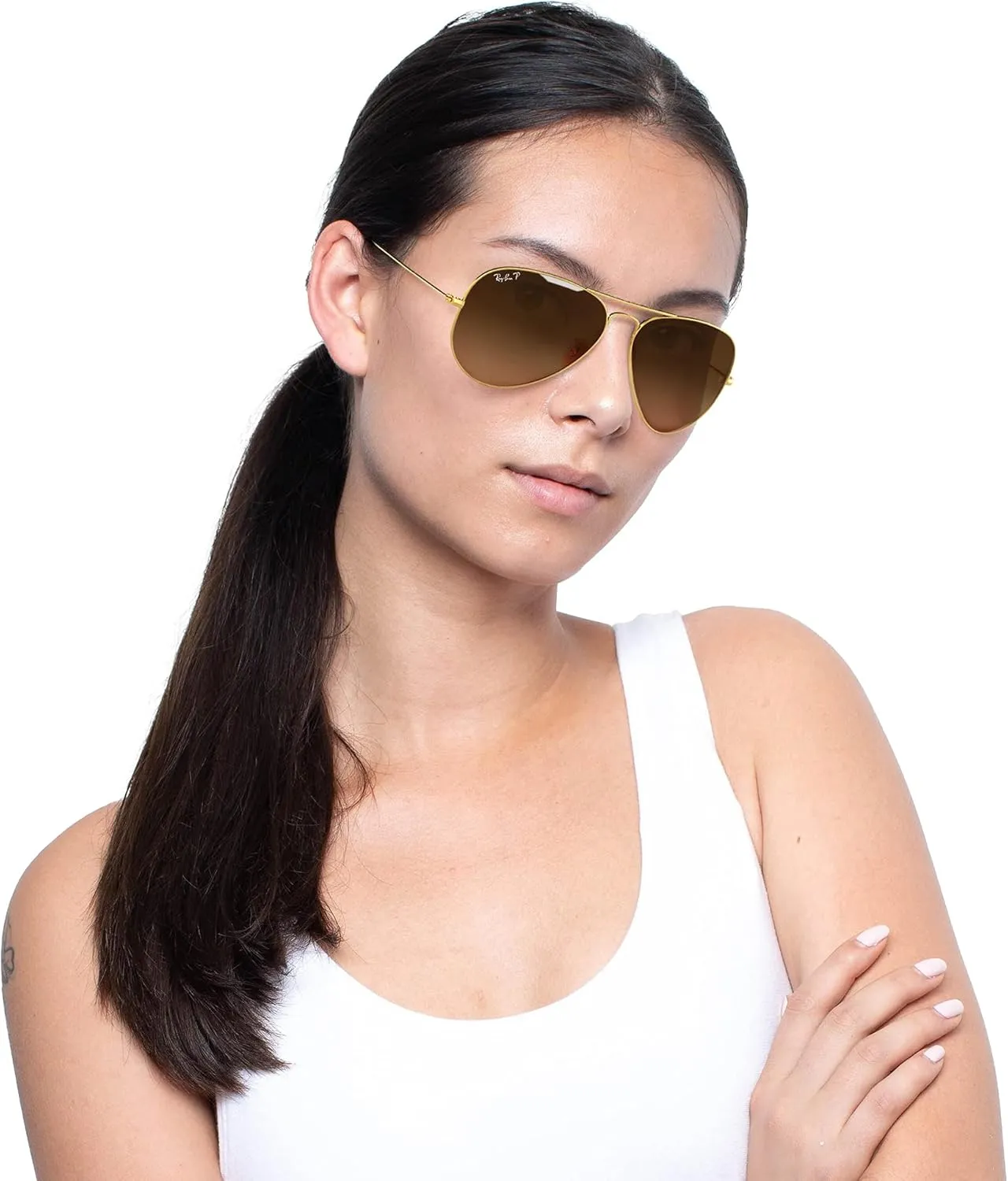 Ray-Ban RB3025 Classic Polarized Aviator Sunglasses