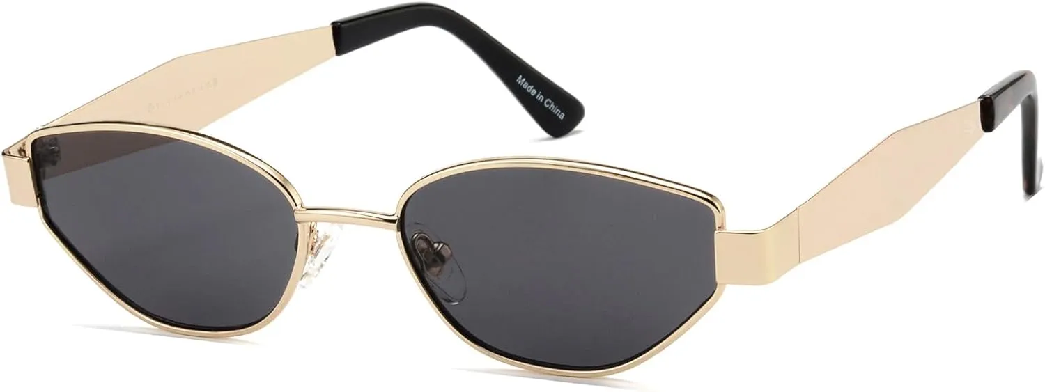 Retro Cat Eye Sunglasses for Women, Trendy 2025 Women's Shades, Fashion Cateye Sun Glasses UV Protection VF2249