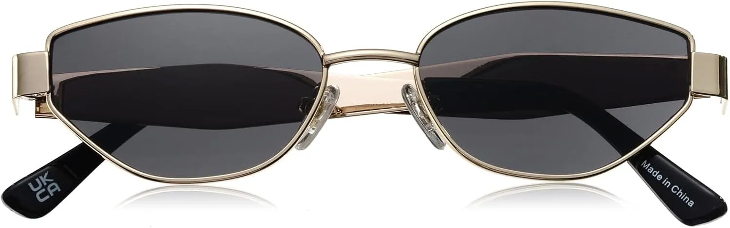 Retro Cat Eye Sunglasses for Women, Trendy 2025 Women's Shades, Fashion Cateye Sun Glasses UV Protection VF2249