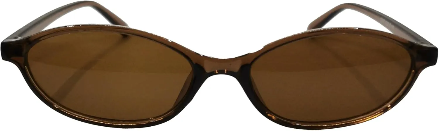 Retro Oval Cat Eye Sunglasses for Women, Polarized Retro Oval 90s Sunglasses