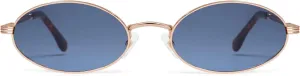 Retro Oval Cat Eye Sunglasses for Women Y2k Trendy Narrow 90s Sunnies Designer Sun Glasses AP3721