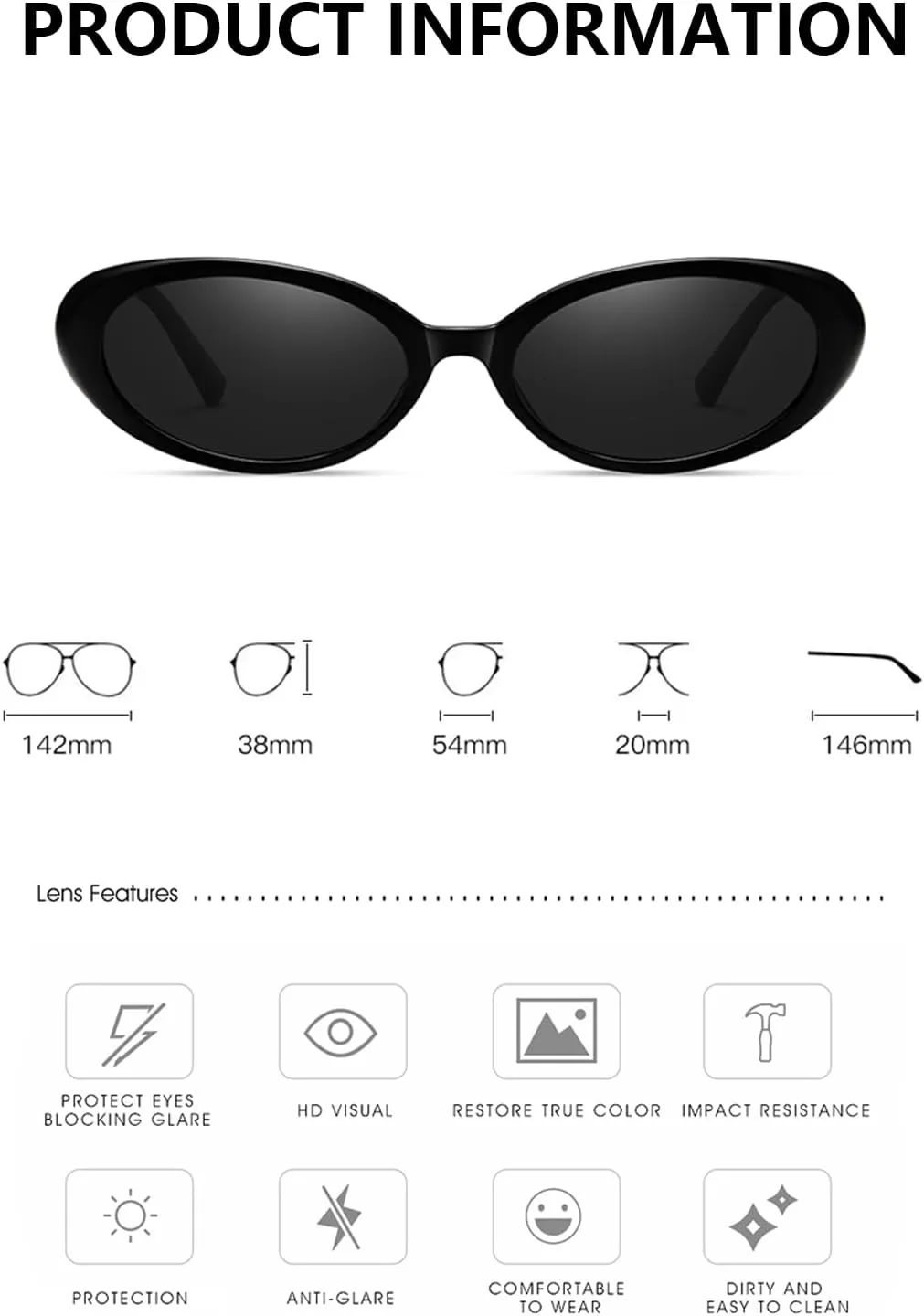 Retro Oval Sunglasses for Women Men Chic Small Lightweight Sun Glasses 90s Vintage Shades