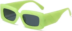 Retro Women Luxury Sunglasses Fashion Jelly Green Purple Shades UV400 Men Trending Gradient Sun Glasses